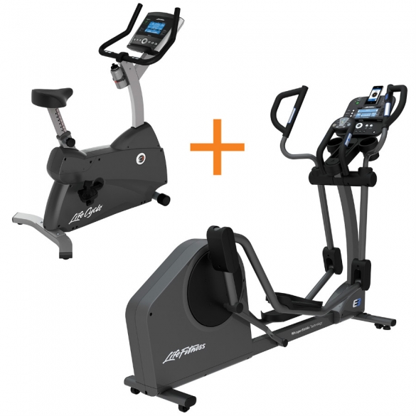 Life Fitness crosstrainer E3 Track+ met gratis Life Fitness C1 GO LFE3TRACKCONSOL